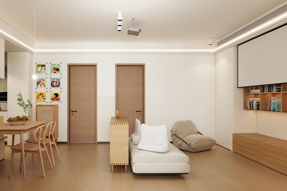 汇达苑68㎡北欧2房1厅