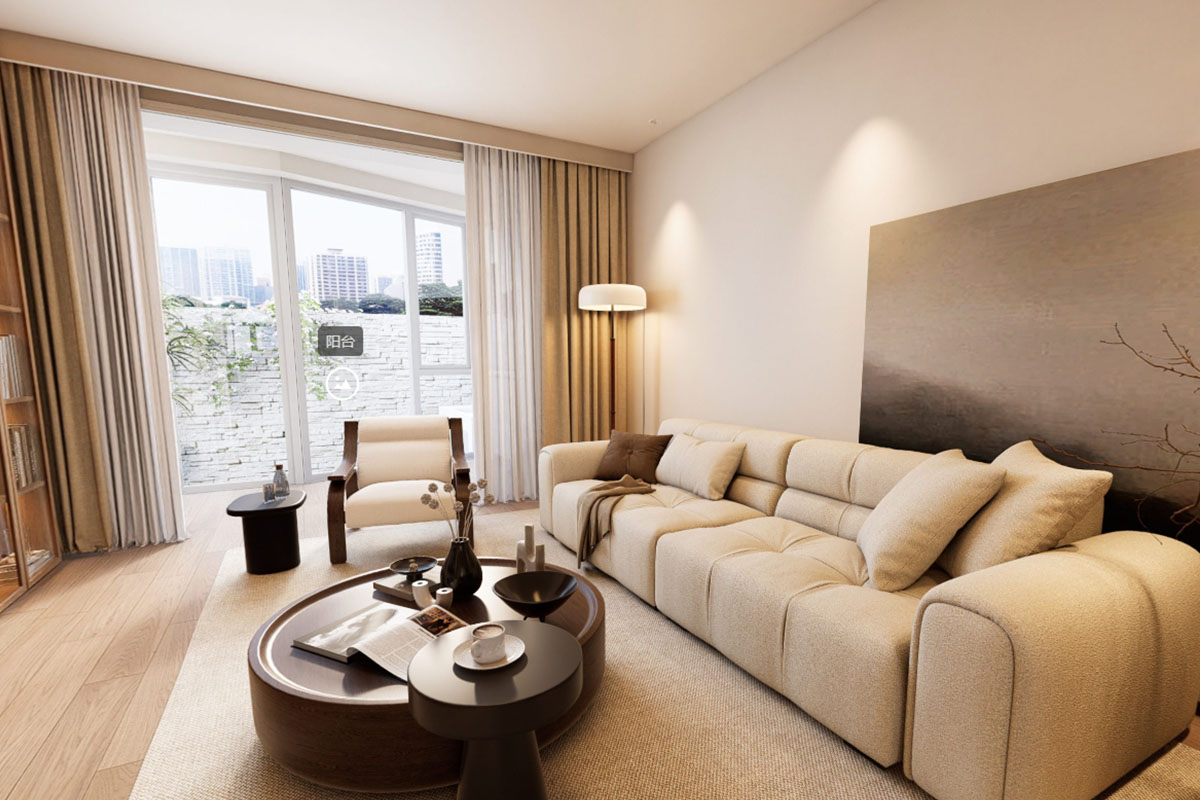 南洋新华公寓130㎡中古风3室2厅