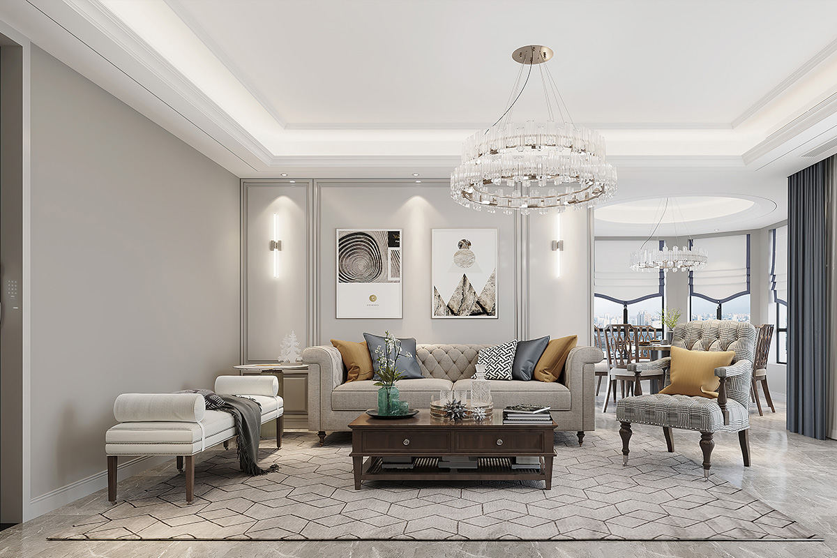 愉景豪庭350㎡新中式2房2厅