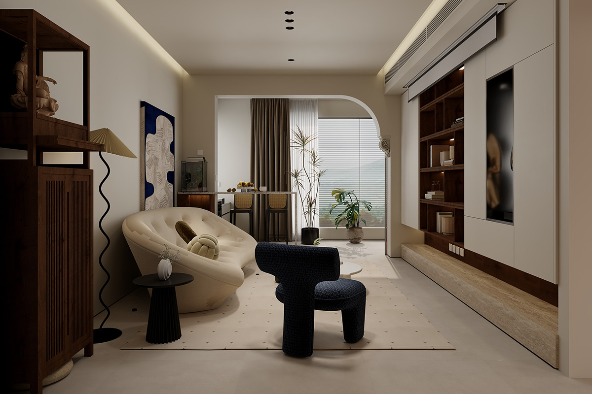 祥和星宇花园95㎡现代简约2房2厅