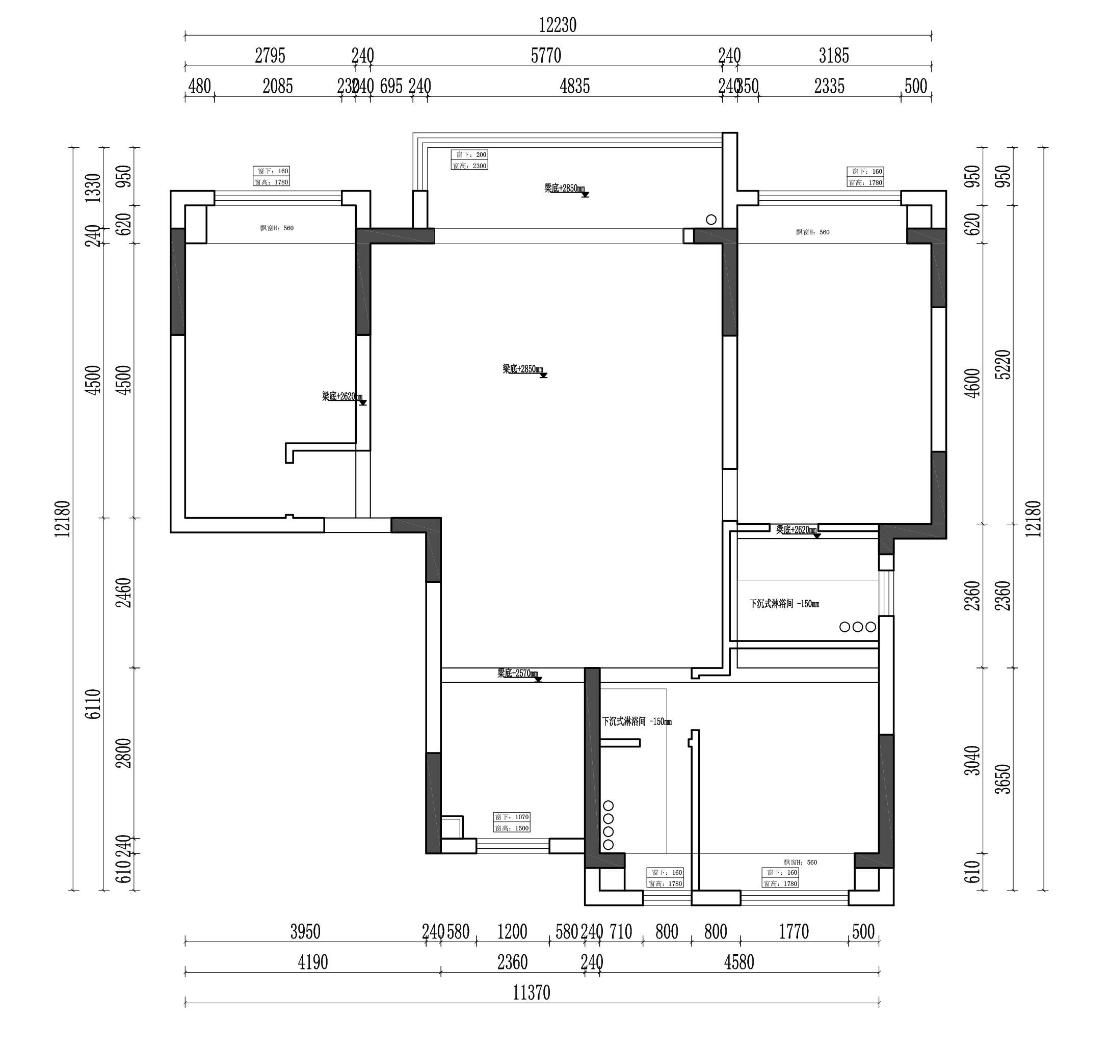 朗拾花语原房屋户型图
