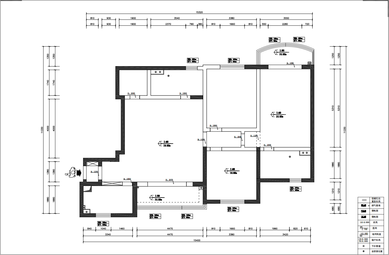 乾骏大厦原房屋户型图